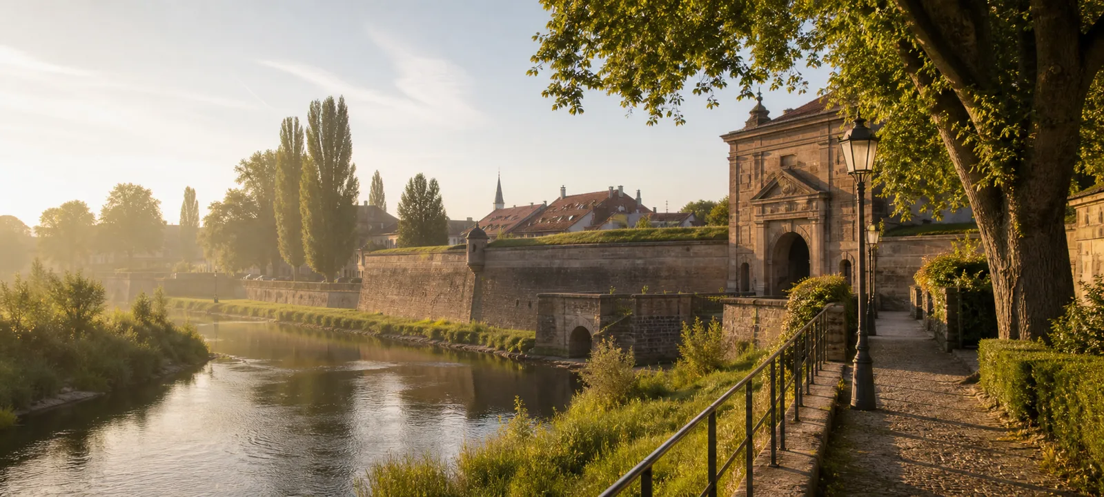 Regionaler Eindruck von Germersheim und der Südpfalz